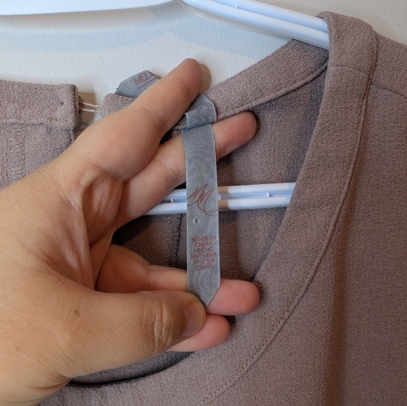 Melissa McCarthy Plus 3X High Lo Scoop Neck Short Sleeve Top Office - Picture 7 of 10